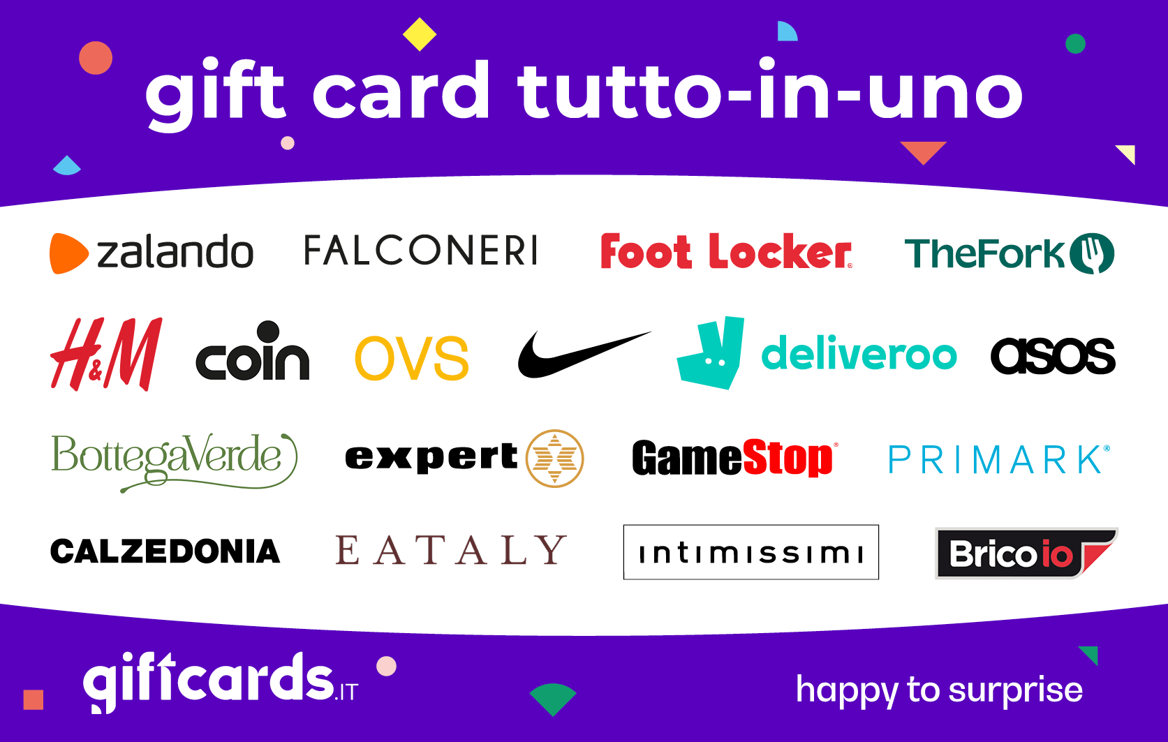 Gift Card Tutto-in-Uno